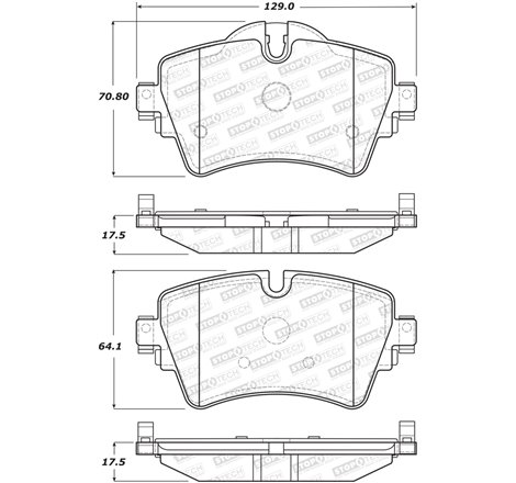 StopTech Street Brake Pads - Front