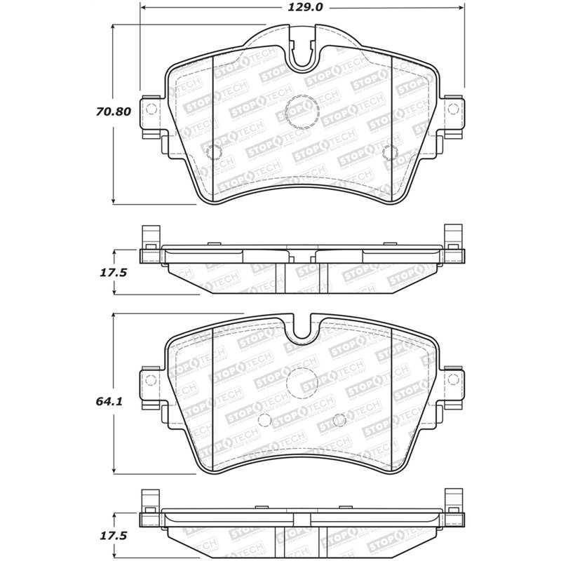 StopTech Street Brake Pads - Front