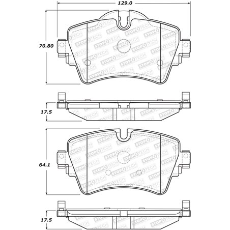 StopTech Street Brake Pads - Front