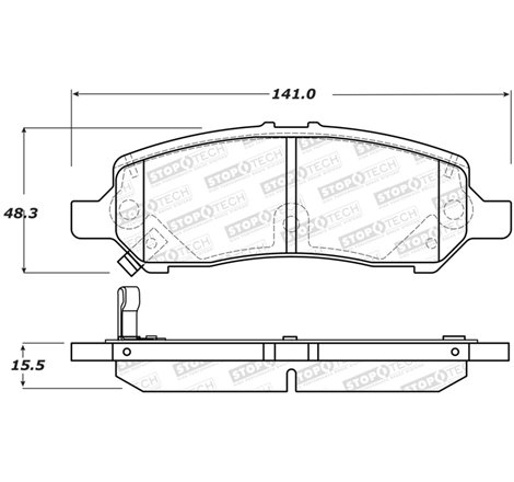 StopTech Street Brake Pads - Front