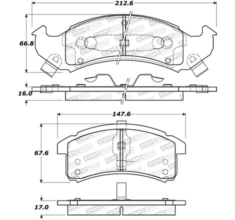 StopTech Street Brake Pads - Front