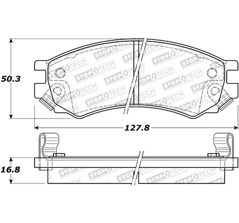 StopTech Street Brake Pads - Front