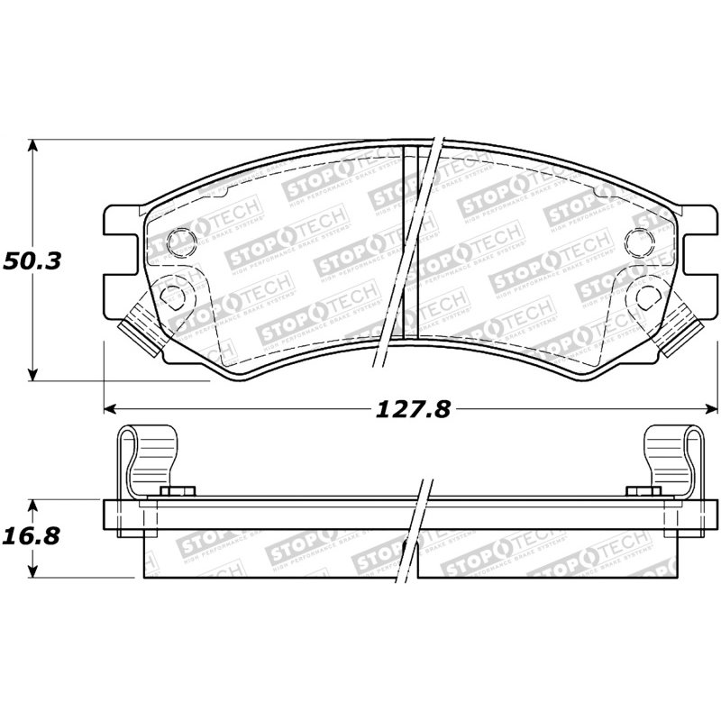 StopTech Street Brake Pads - Front