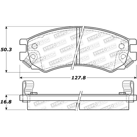 StopTech Street Brake Pads - Front