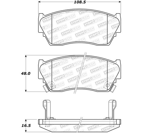 StopTech Street Brake Pads - Front