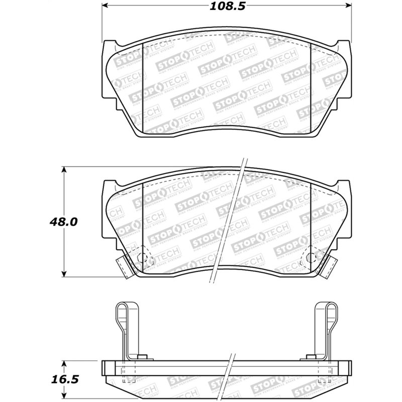 StopTech Street Brake Pads - Front