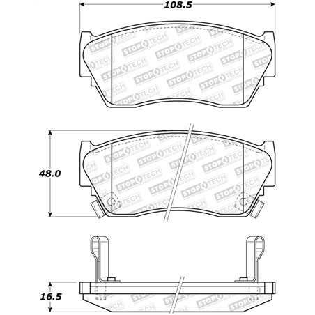 StopTech Street Brake Pads - Front