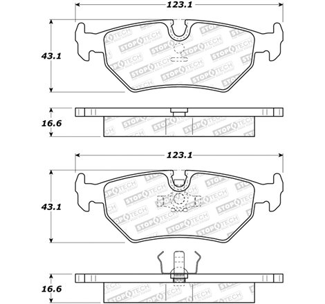 StopTech Street Brake Pads - Front