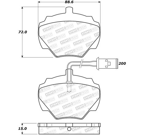 StopTech Street Brake Pads - Front