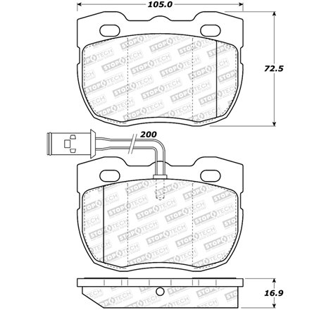 StopTech Street Brake Pads - Front