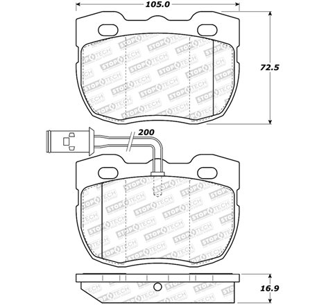 StopTech Street Brake Pads - Front