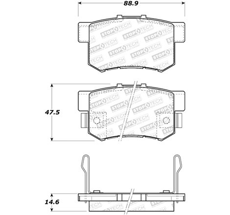 StopTech Street Brake Pads - Front