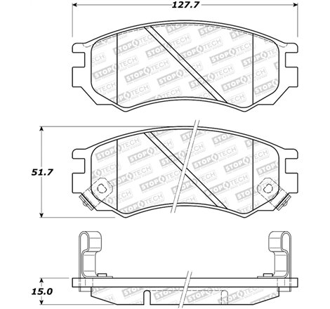 StopTech Street Brake Pads - Front