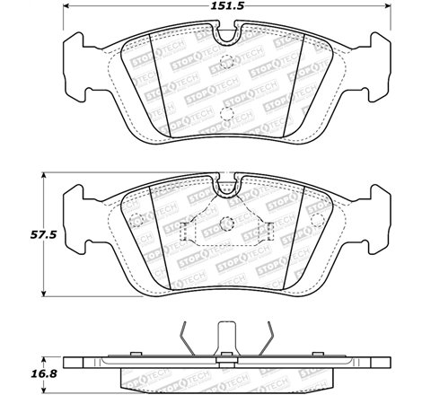 StopTech Street Brake Pads - Front