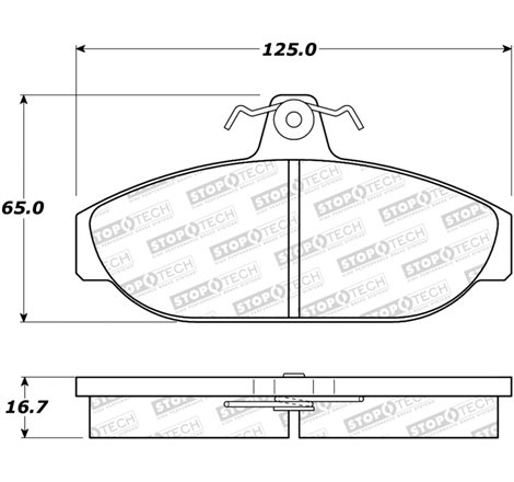 StopTech Street Brake Pads - Front