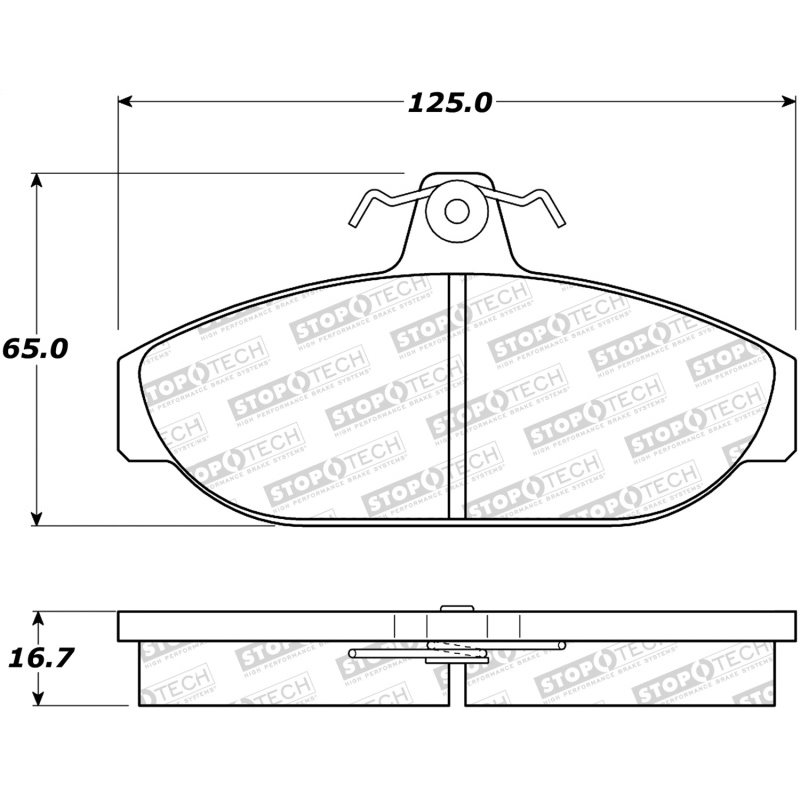 StopTech Street Brake Pads - Front