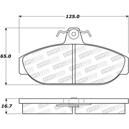 StopTech Street Brake Pads - Front