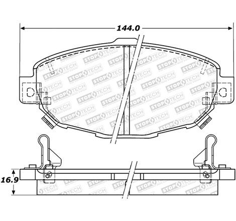 StopTech Street Brake Pads - Front