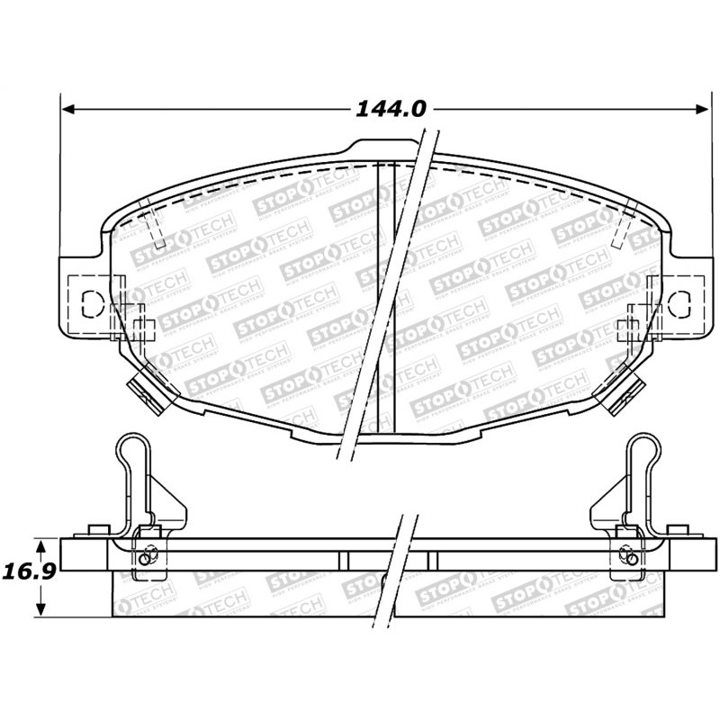 StopTech Street Brake Pads - Front