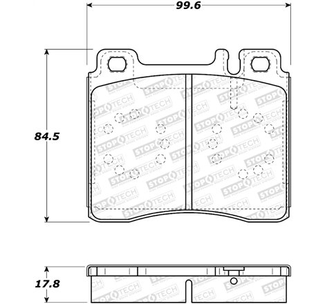 StopTech Street Brake Pads - Front