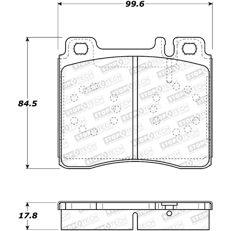 StopTech Street Brake Pads - Front