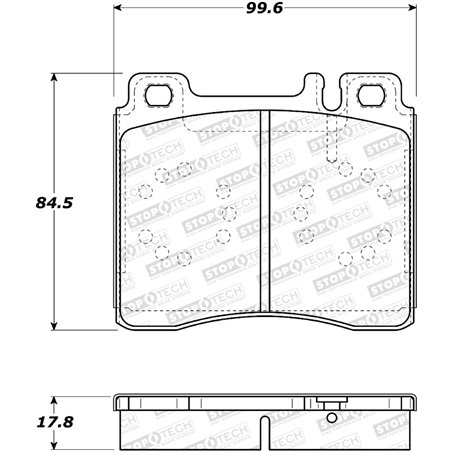 StopTech Street Brake Pads - Front