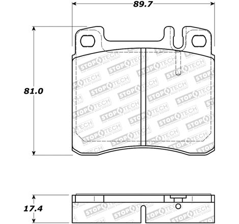 StopTech Street Brake Pads - Front