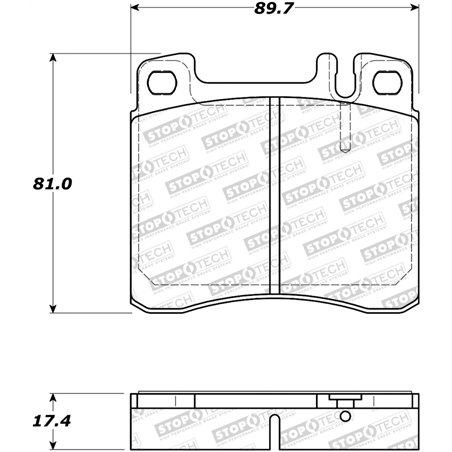 StopTech Street Brake Pads - Front