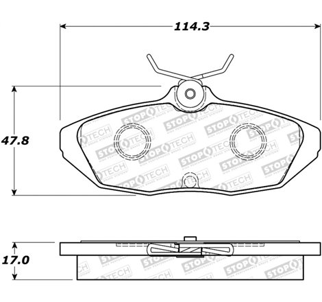 StopTech Street Brake Pads - Front