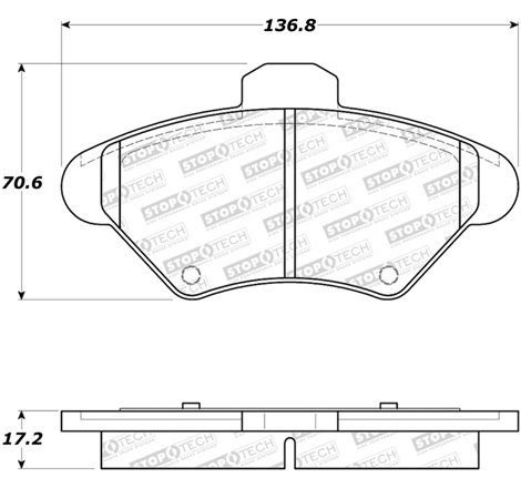 StopTech Street Brake Pads - Front