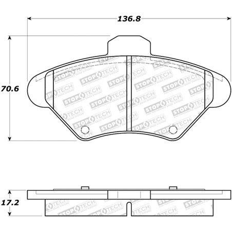 StopTech Street Brake Pads - Front