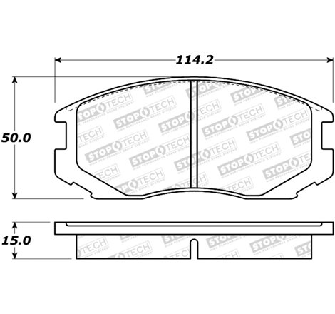 StopTech Street Brake Pads - Front