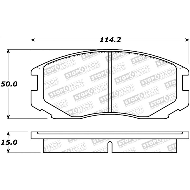 StopTech Street Brake Pads - Front