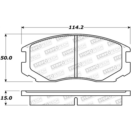 StopTech Street Brake Pads - Front