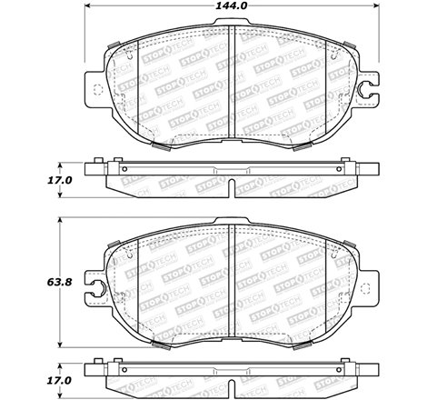 StopTech Street Brake Pads - Front