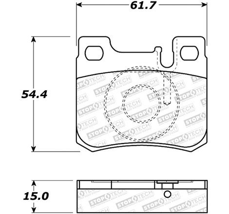 StopTech Street Brake Pads - Front