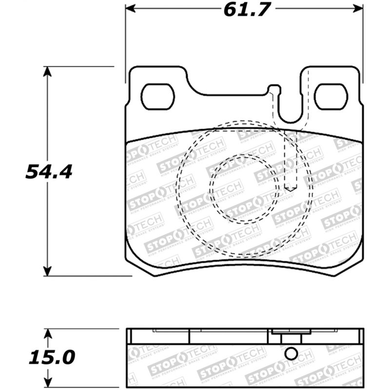 StopTech Street Brake Pads - Front