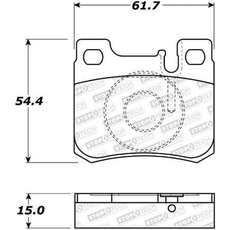 StopTech Street Brake Pads - Front