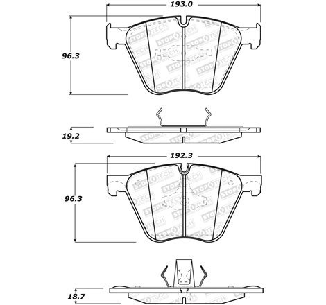 StopTech Street Brake Pads - Front/Rear