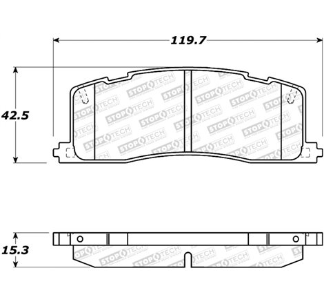 StopTech Street Brake Pads - Front/Rear