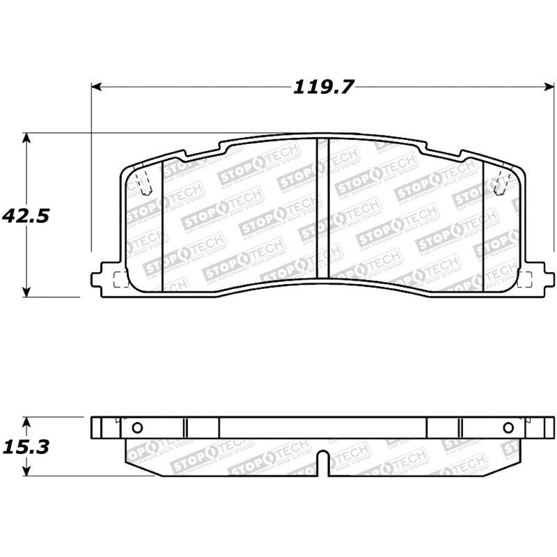 StopTech Street Brake Pads - Front/Rear