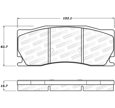 StopTech Street Brake Pads - Rear