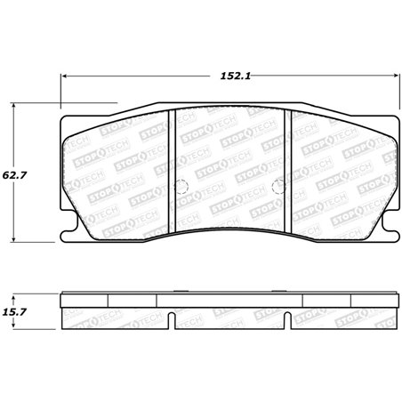 StopTech Street Brake Pads - Rear