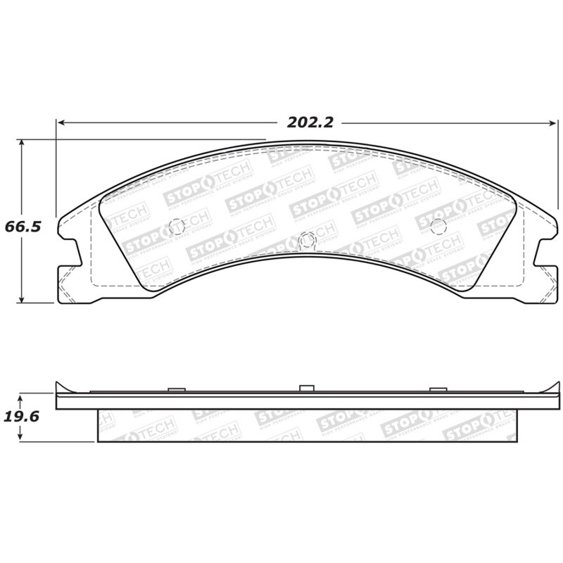 StopTech Street Brake Pads - Rear