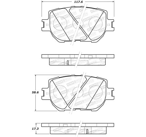 StopTech Street Brake Pads - Rear