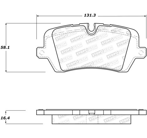 StopTech Street Brake Pads - Rear