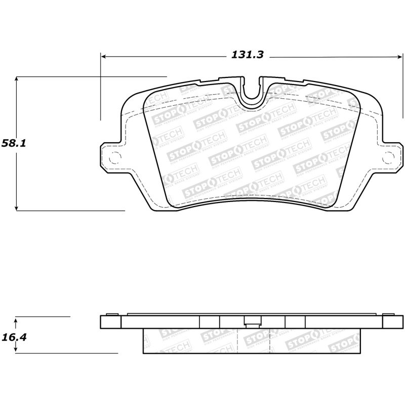 StopTech Street Brake Pads - Rear