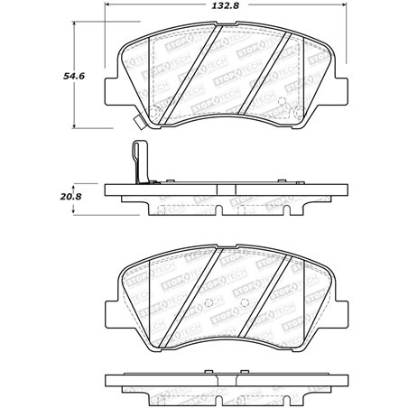 StopTech Street Brake Pads - Rear