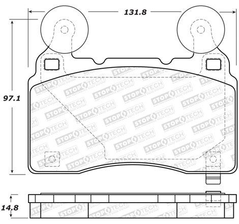 StopTech Street Brake Pads - Rear