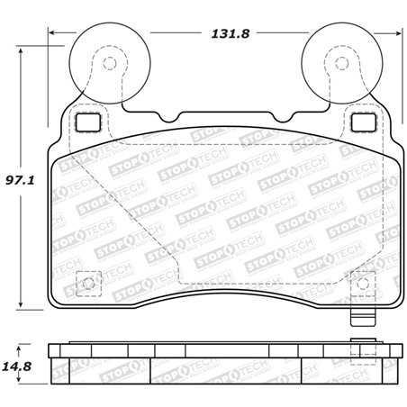 StopTech Street Brake Pads - Rear